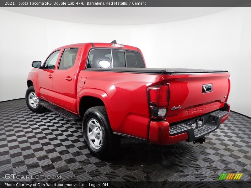 Barcelona Red Metallic / Cement 2021 Toyota Tacoma SR5 Double Cab 4x4