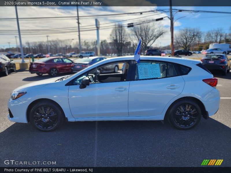 Crystal White Pearl / Ivory 2020 Subaru Impreza 5-Door