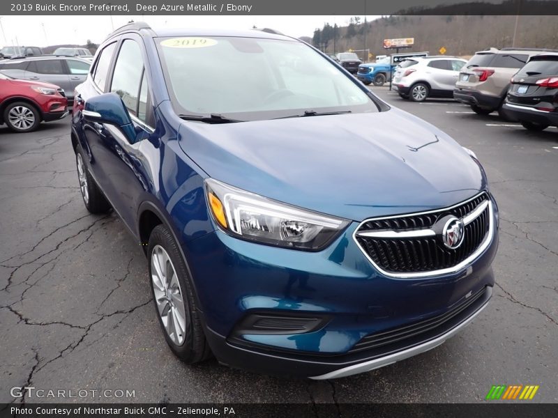 Deep Azure Metallic / Ebony 2019 Buick Encore Preferred