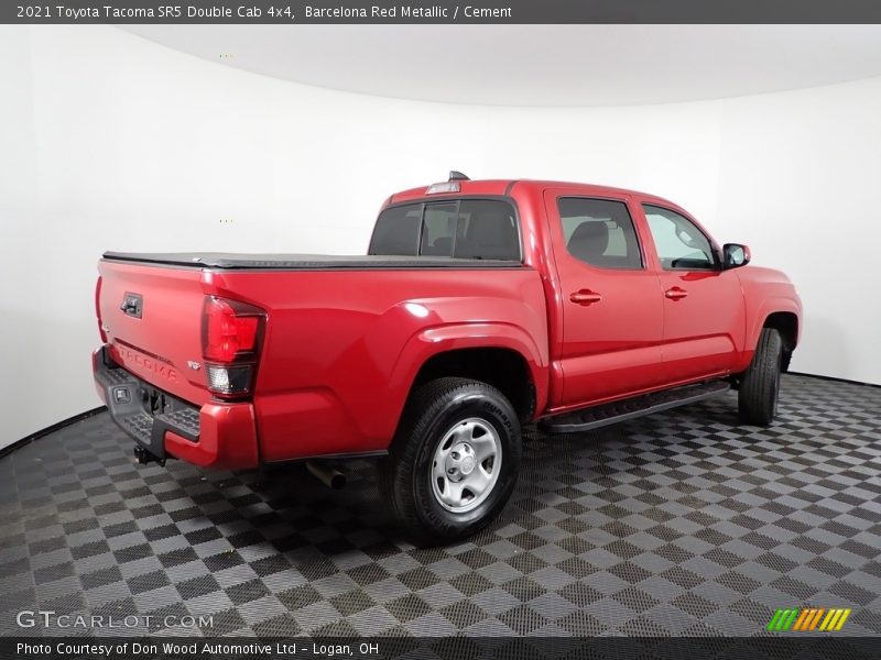 Barcelona Red Metallic / Cement 2021 Toyota Tacoma SR5 Double Cab 4x4
