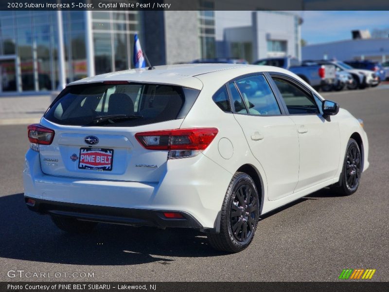 Crystal White Pearl / Ivory 2020 Subaru Impreza 5-Door