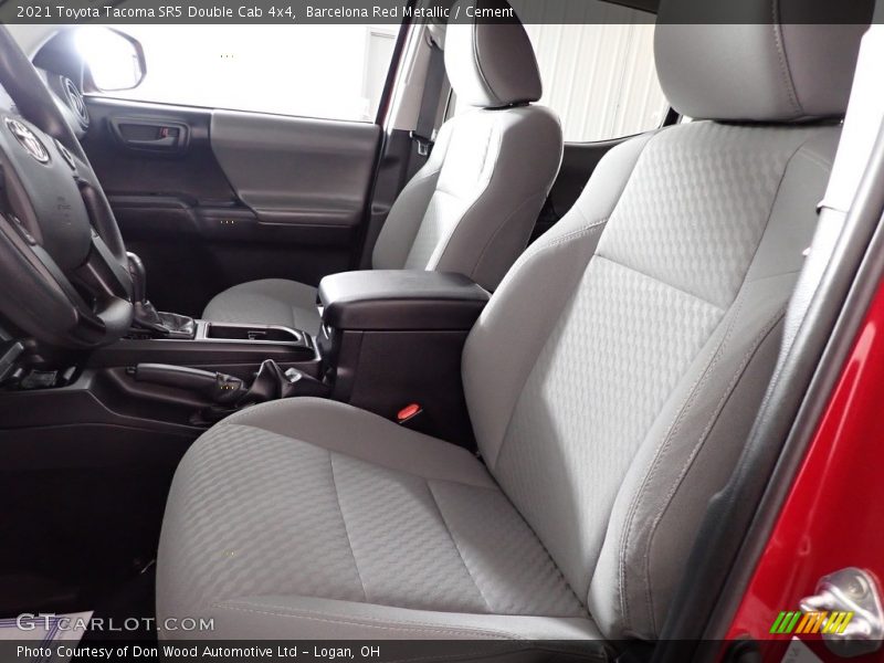 Barcelona Red Metallic / Cement 2021 Toyota Tacoma SR5 Double Cab 4x4