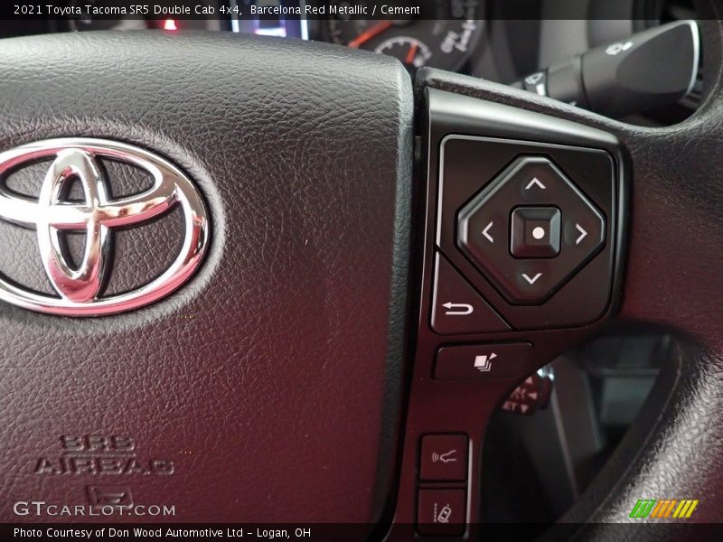 Barcelona Red Metallic / Cement 2021 Toyota Tacoma SR5 Double Cab 4x4