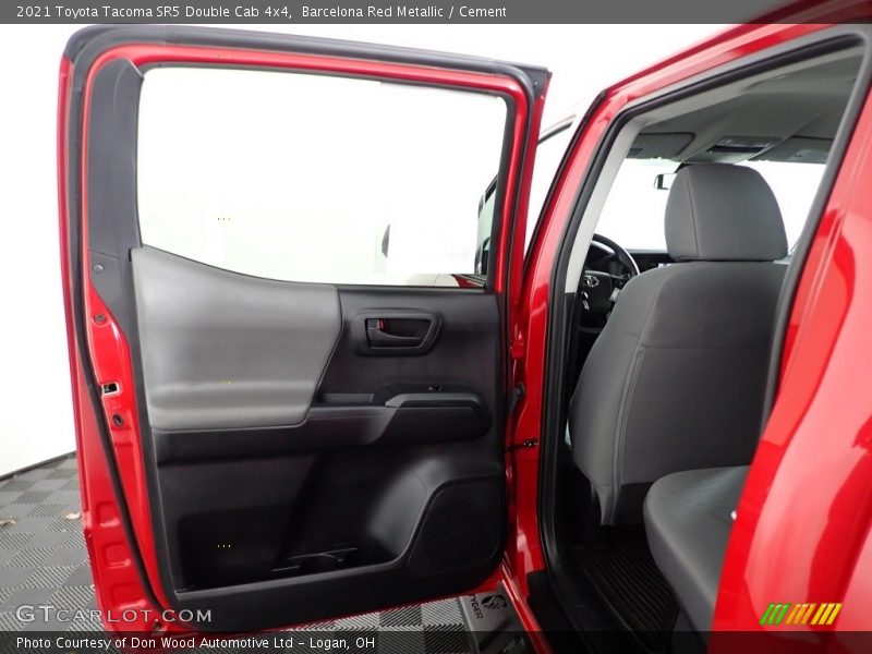 Barcelona Red Metallic / Cement 2021 Toyota Tacoma SR5 Double Cab 4x4