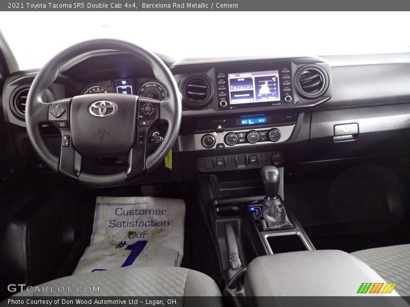 Barcelona Red Metallic / Cement 2021 Toyota Tacoma SR5 Double Cab 4x4
