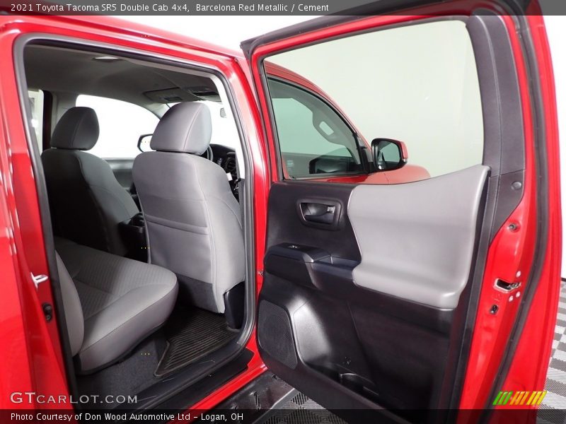 Barcelona Red Metallic / Cement 2021 Toyota Tacoma SR5 Double Cab 4x4