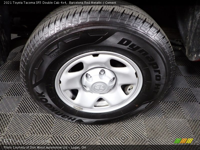 Barcelona Red Metallic / Cement 2021 Toyota Tacoma SR5 Double Cab 4x4