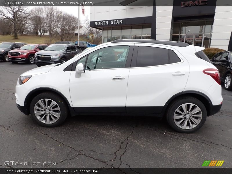 Summit White / Ebony 2019 Buick Encore Preferred
