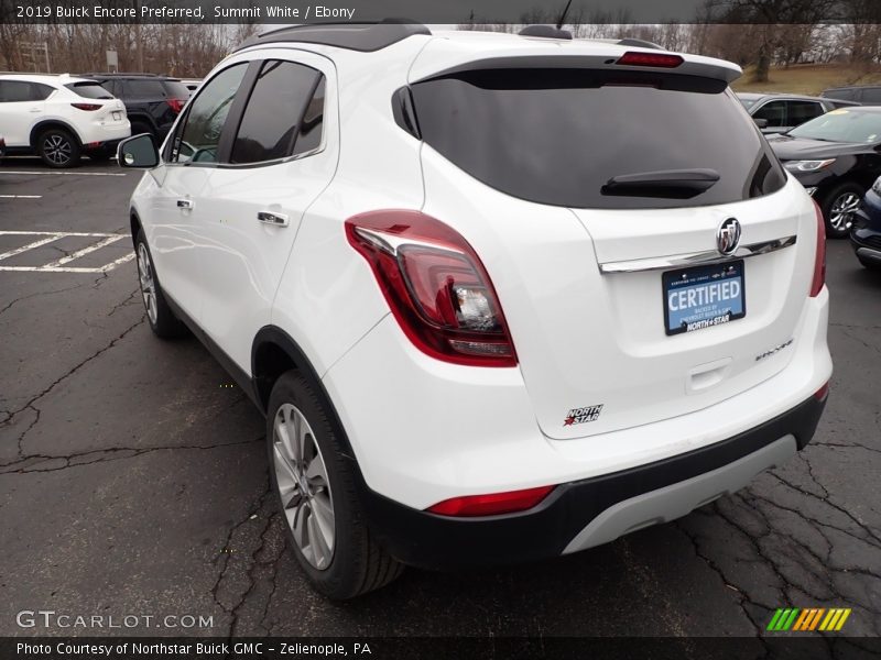 Summit White / Ebony 2019 Buick Encore Preferred