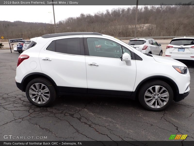 Summit White / Ebony 2019 Buick Encore Preferred