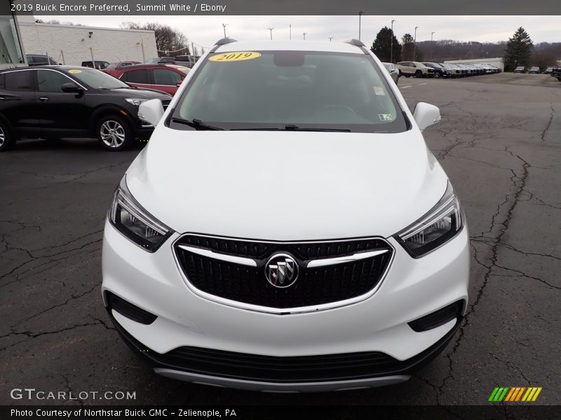 Summit White / Ebony 2019 Buick Encore Preferred