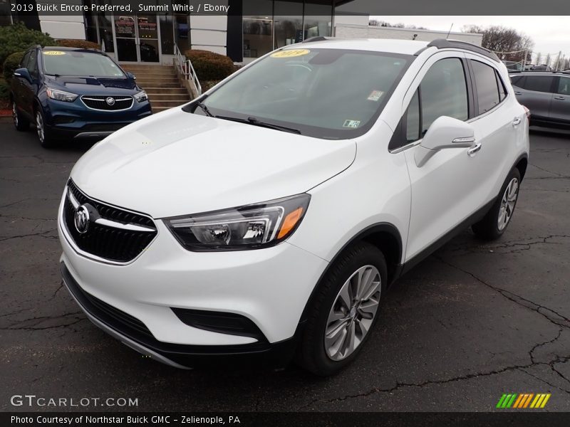 Summit White / Ebony 2019 Buick Encore Preferred