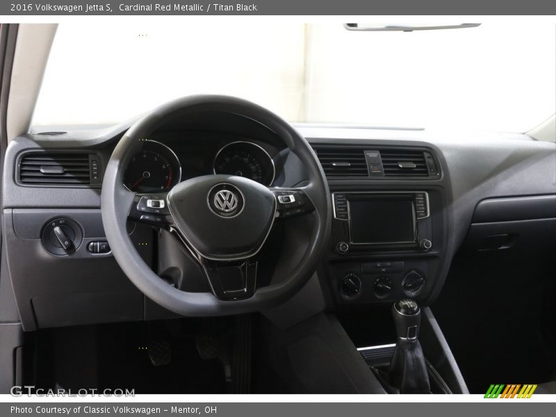 Dashboard of 2016 Jetta S