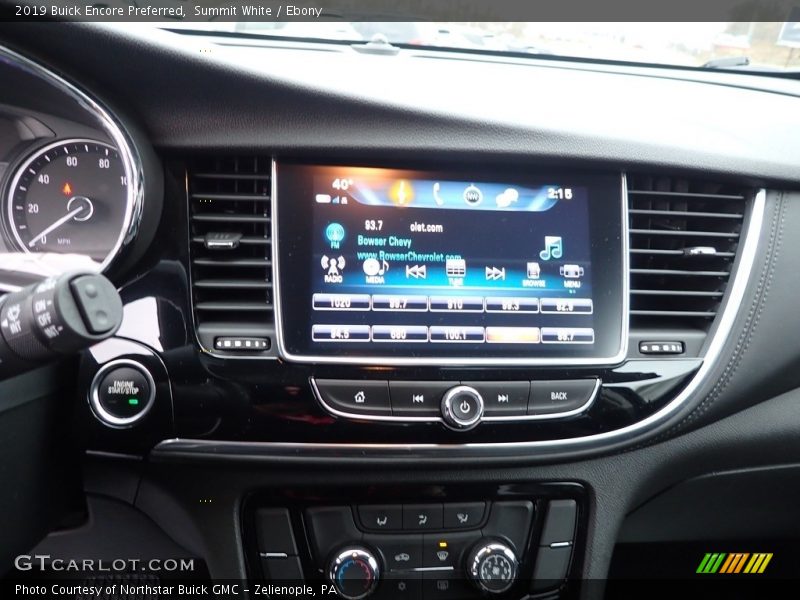 Summit White / Ebony 2019 Buick Encore Preferred