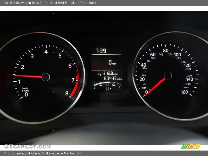  2016 Jetta S S Gauges