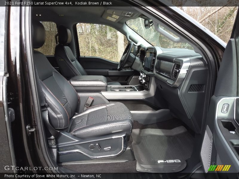 Front Seat of 2021 F150 Lariat SuperCrew 4x4