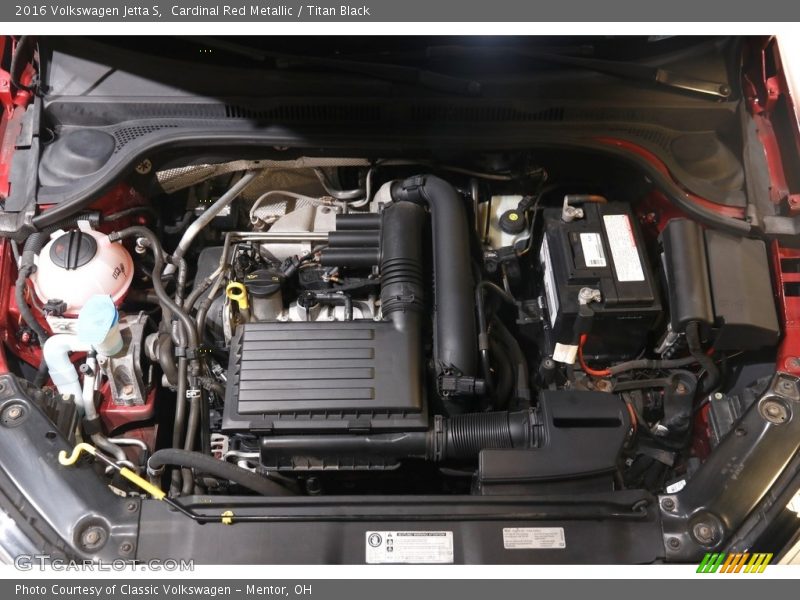  2016 Jetta S Engine - 1.4 Liter Turbocharged TSI DOHC 16-Valve 4 Cylinder