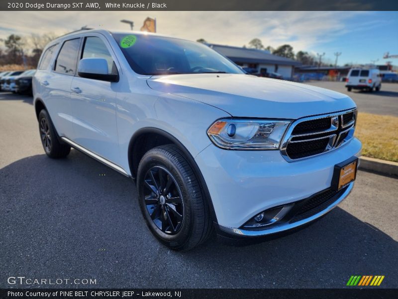 White Knuckle / Black 2020 Dodge Durango SXT AWD
