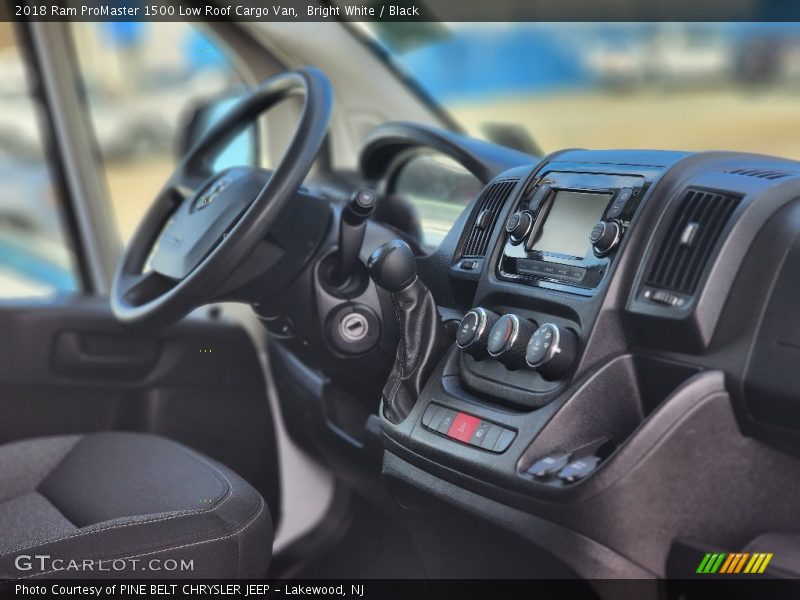 Bright White / Black 2018 Ram ProMaster 1500 Low Roof Cargo Van