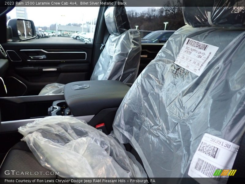 Billet Silver Metallic / Black 2023 Ram 1500 Laramie Crew Cab 4x4