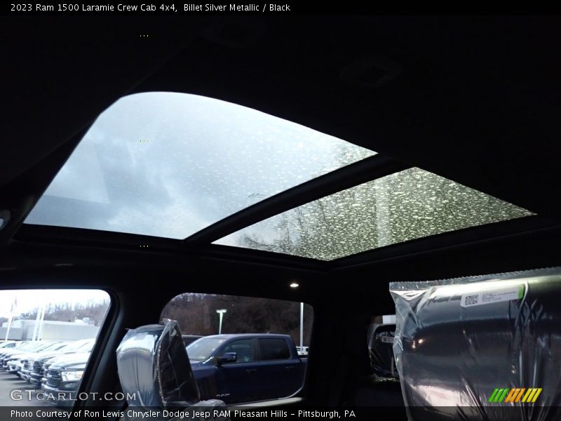 Billet Silver Metallic / Black 2023 Ram 1500 Laramie Crew Cab 4x4