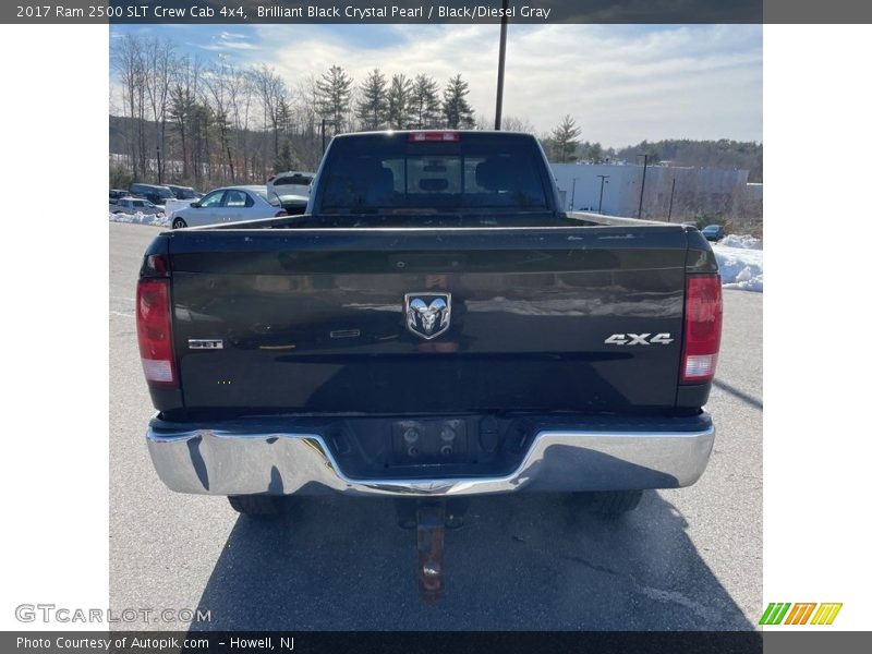 Brilliant Black Crystal Pearl / Black/Diesel Gray 2017 Ram 2500 SLT Crew Cab 4x4