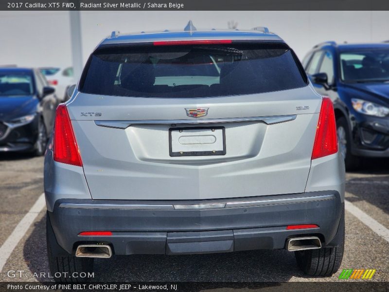 Radiant Silver Metallic / Sahara Beige 2017 Cadillac XT5 FWD