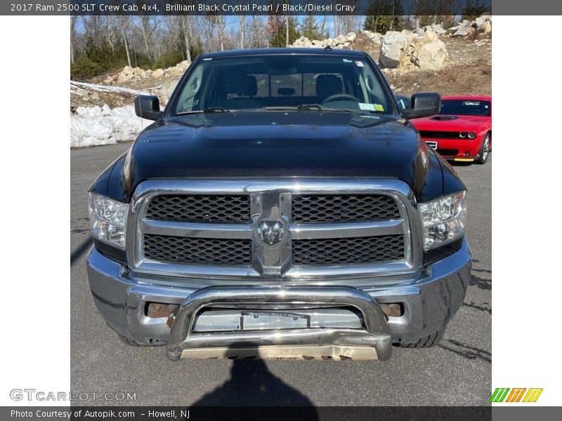 Brilliant Black Crystal Pearl / Black/Diesel Gray 2017 Ram 2500 SLT Crew Cab 4x4
