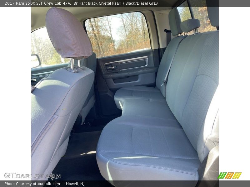 Brilliant Black Crystal Pearl / Black/Diesel Gray 2017 Ram 2500 SLT Crew Cab 4x4
