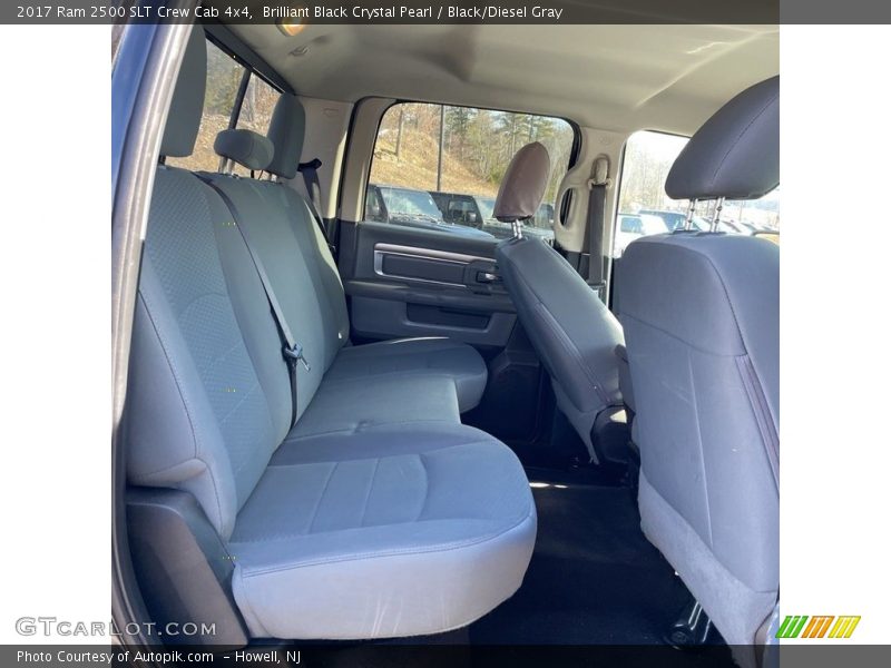 Brilliant Black Crystal Pearl / Black/Diesel Gray 2017 Ram 2500 SLT Crew Cab 4x4