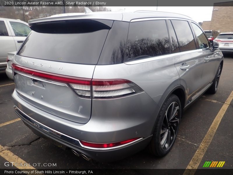 Silver Radiance / Ebony 2020 Lincoln Aviator Reserve AWD