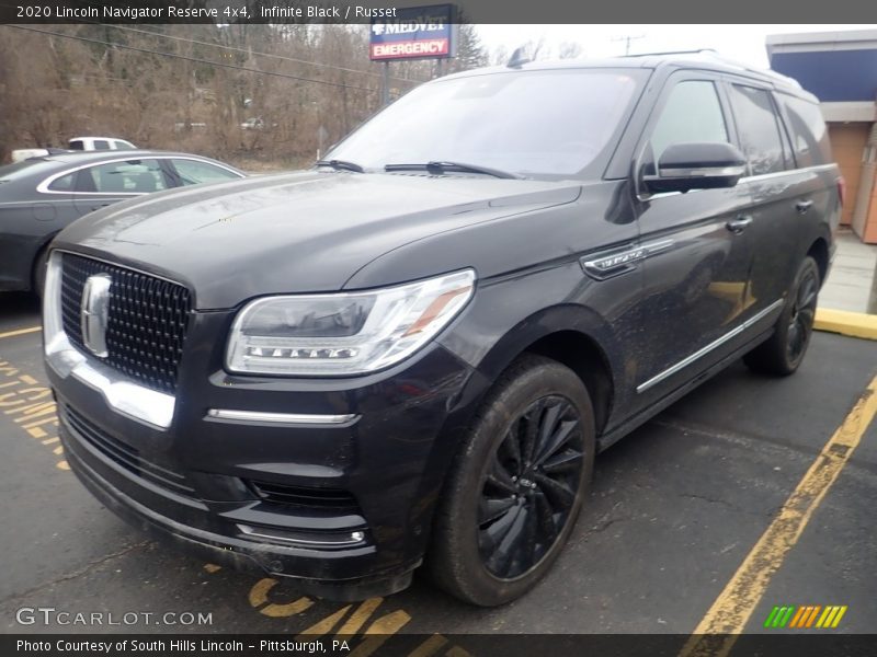 Infinite Black / Russet 2020 Lincoln Navigator Reserve 4x4