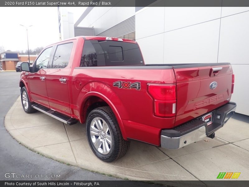 Rapid Red / Black 2020 Ford F150 Lariat SuperCrew 4x4
