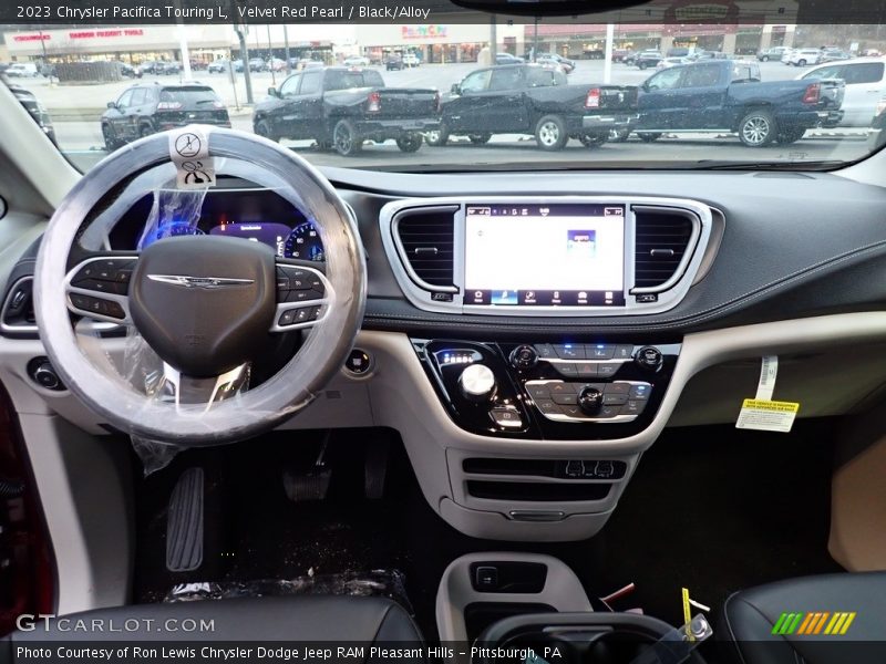 Velvet Red Pearl / Black/Alloy 2023 Chrysler Pacifica Touring L