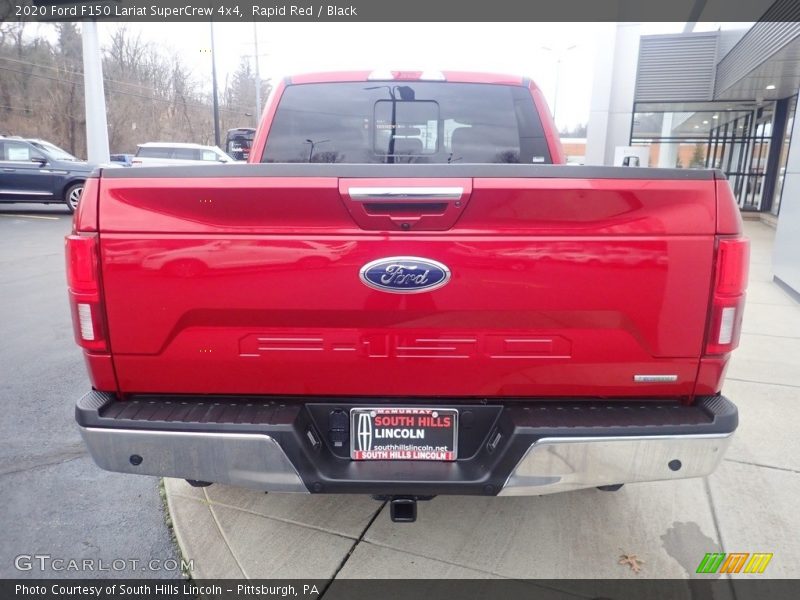 Rapid Red / Black 2020 Ford F150 Lariat SuperCrew 4x4