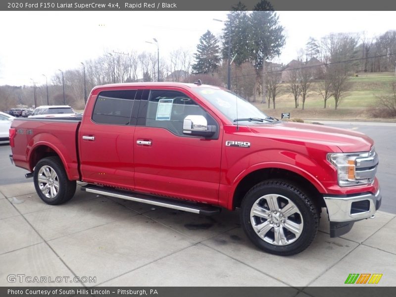 Rapid Red / Black 2020 Ford F150 Lariat SuperCrew 4x4