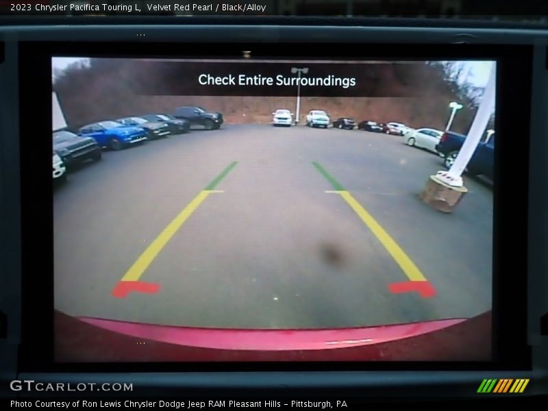 Velvet Red Pearl / Black/Alloy 2023 Chrysler Pacifica Touring L