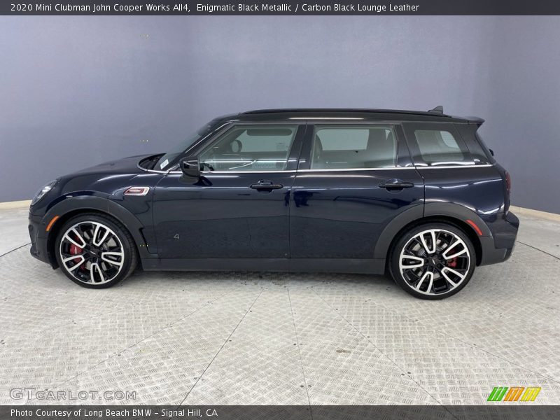 Enigmatic Black Metallic / Carbon Black Lounge Leather 2020 Mini Clubman John Cooper Works All4