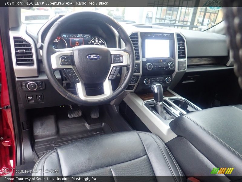  2020 F150 Lariat SuperCrew 4x4 Black Interior