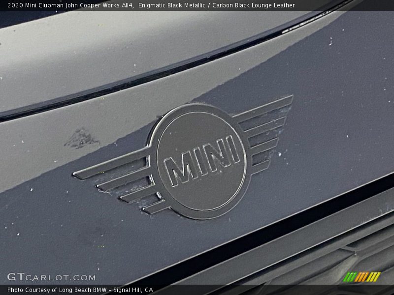 Enigmatic Black Metallic / Carbon Black Lounge Leather 2020 Mini Clubman John Cooper Works All4