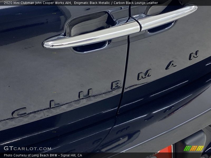 Enigmatic Black Metallic / Carbon Black Lounge Leather 2020 Mini Clubman John Cooper Works All4