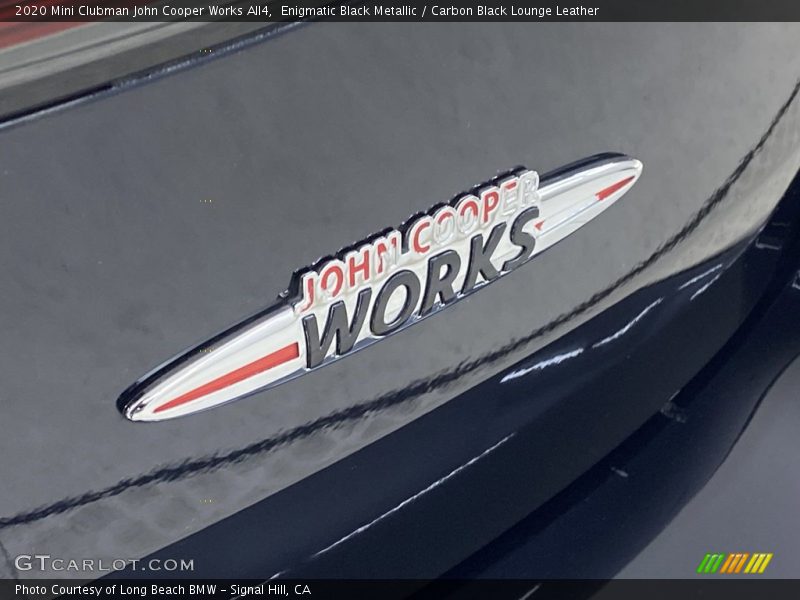 Enigmatic Black Metallic / Carbon Black Lounge Leather 2020 Mini Clubman John Cooper Works All4