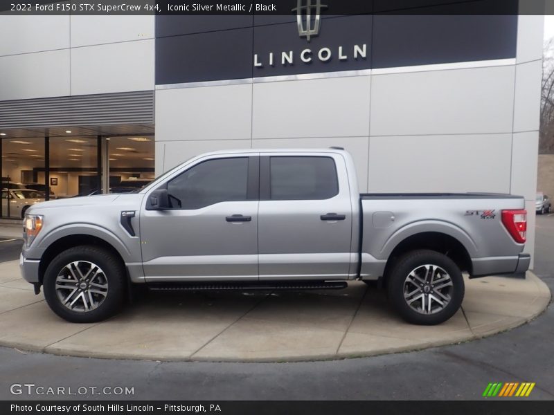 2022 F150 STX SuperCrew 4x4 Iconic Silver Metallic