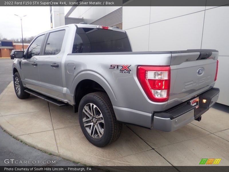 Iconic Silver Metallic / Black 2022 Ford F150 STX SuperCrew 4x4