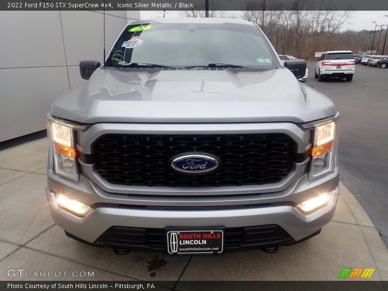 Iconic Silver Metallic / Black 2022 Ford F150 STX SuperCrew 4x4