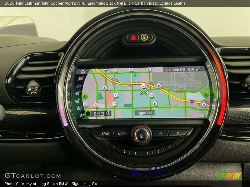 Navigation of 2020 Clubman John Cooper Works All4