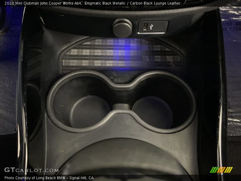 Enigmatic Black Metallic / Carbon Black Lounge Leather 2020 Mini Clubman John Cooper Works All4