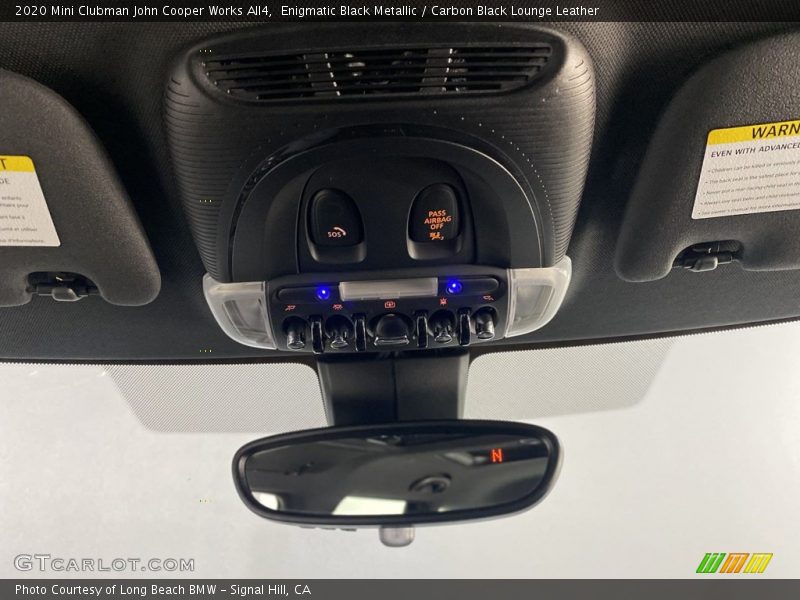 Enigmatic Black Metallic / Carbon Black Lounge Leather 2020 Mini Clubman John Cooper Works All4