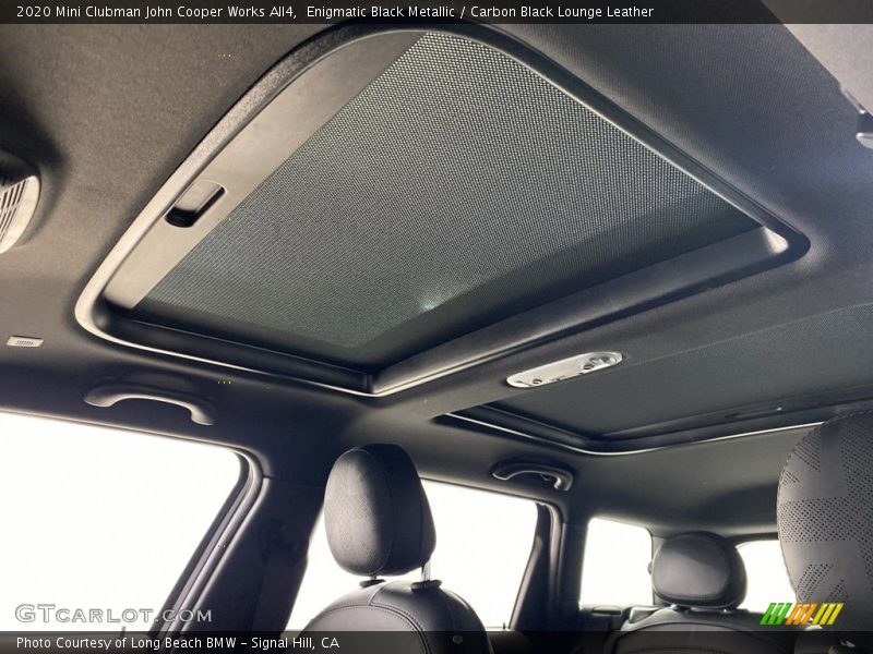 Enigmatic Black Metallic / Carbon Black Lounge Leather 2020 Mini Clubman John Cooper Works All4