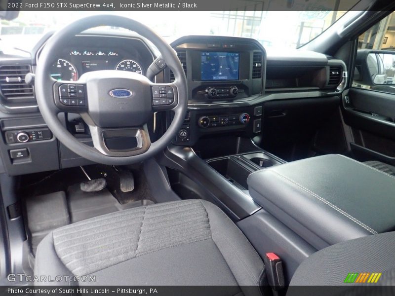 Iconic Silver Metallic / Black 2022 Ford F150 STX SuperCrew 4x4